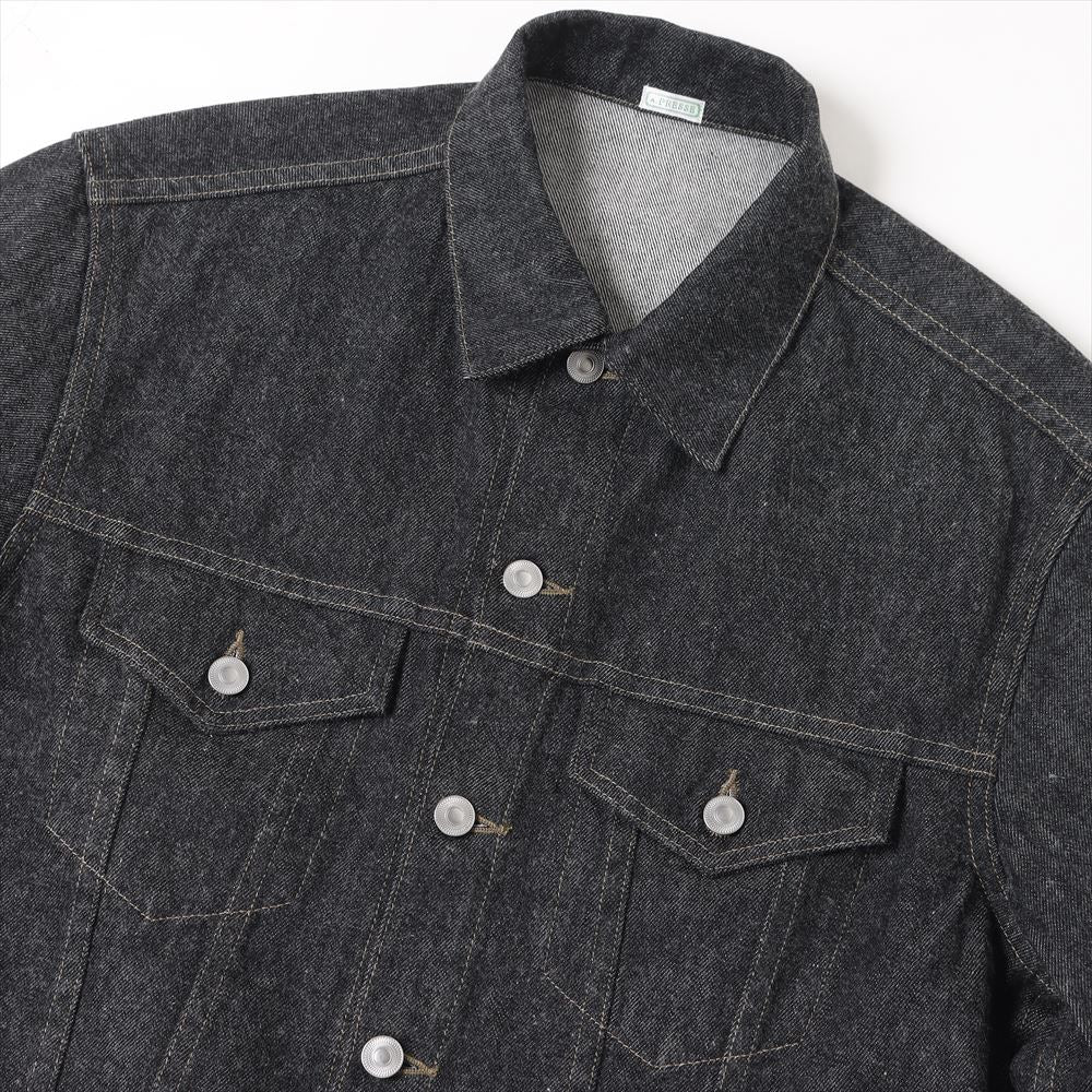 Black Denim Trucker Jacket