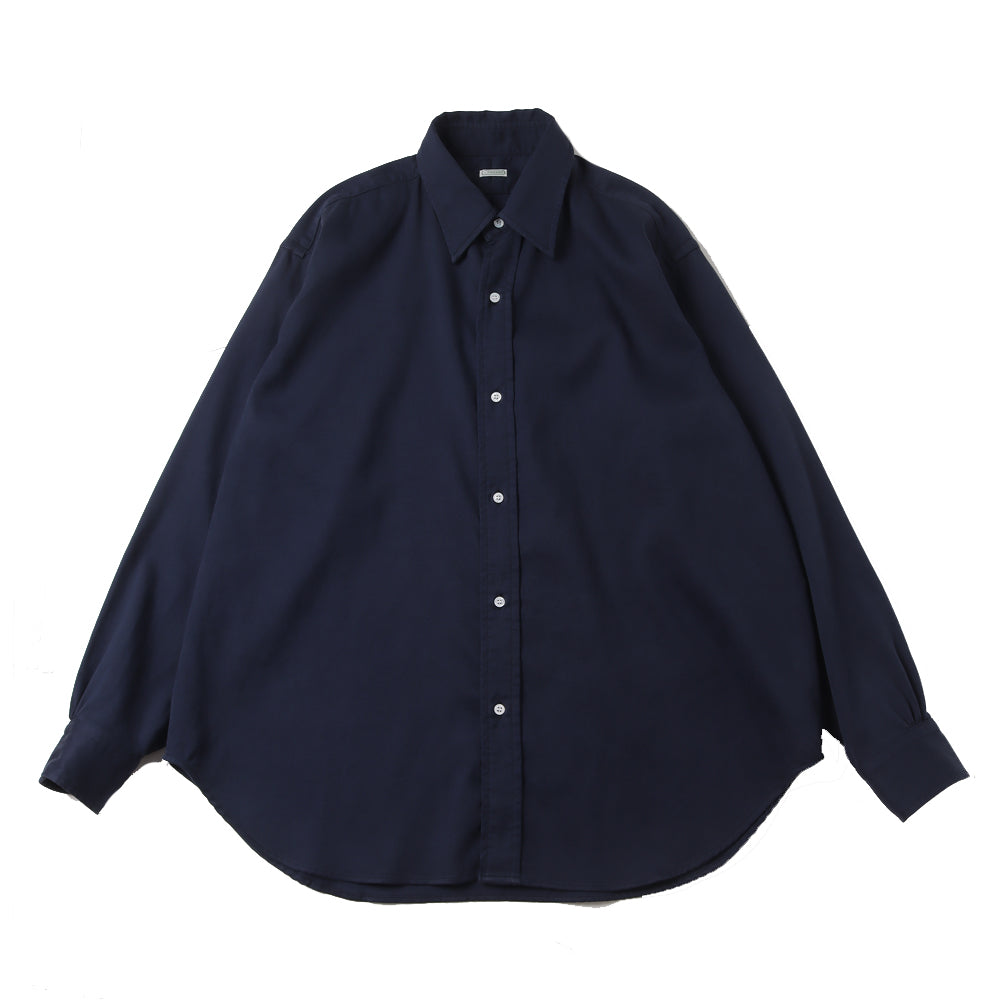 Double Weave Twill Regular Collar Shirt