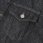 Black Denim Trucker Jacket 24awmae