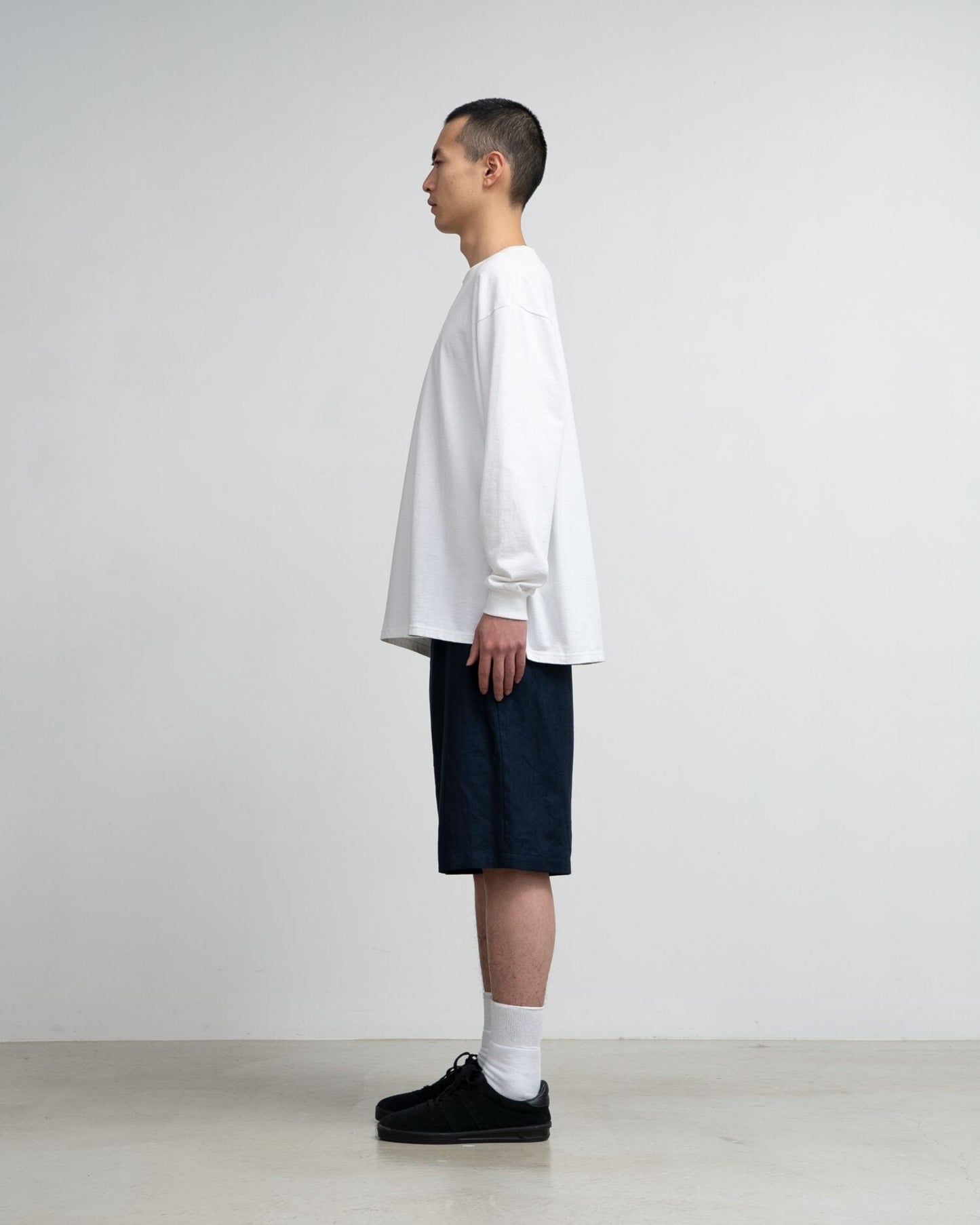 Linen Track Shorts