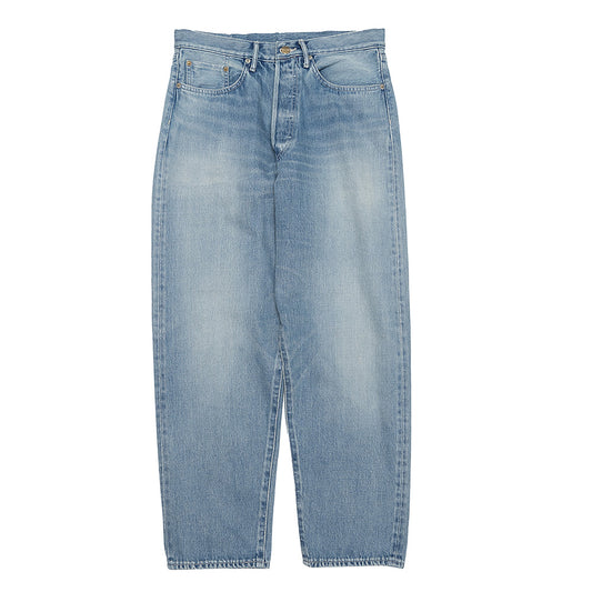 Selvage Denim Five Pocket Tapered Pants(LIGHT FADE)