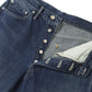 Selvage Denim Five Pocket Wide Straight Pants(Dk.FADE)