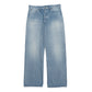 Selvage Denim Five Pocket Wide Straight Pants(Lt.FADE)