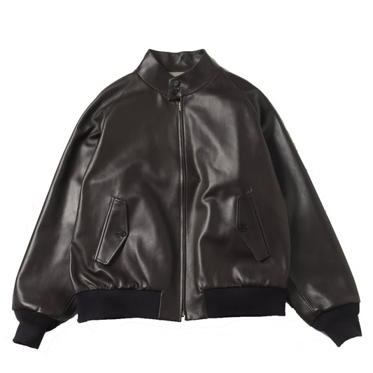 Leather Harrington Jacket