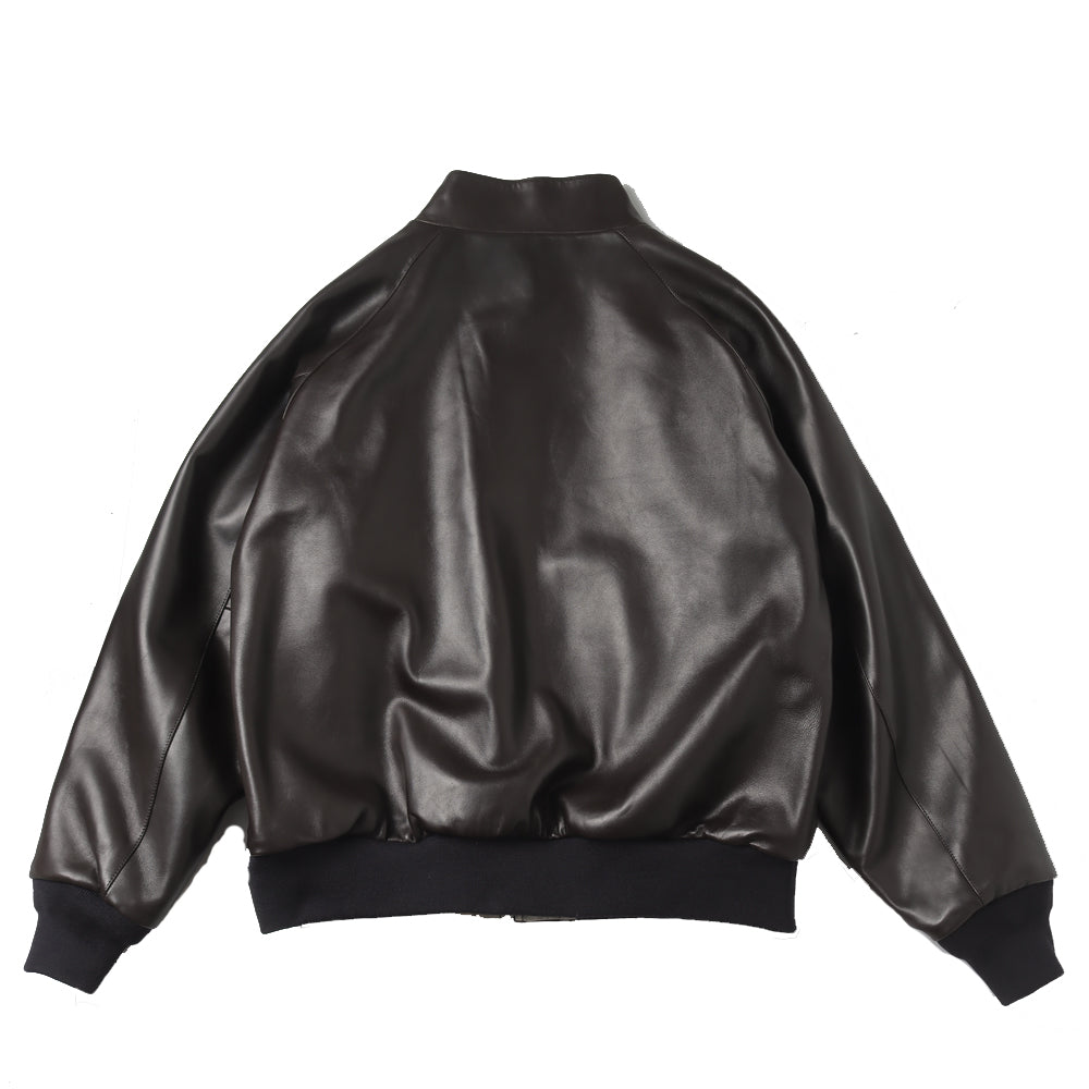 Leather Harrington Jacket