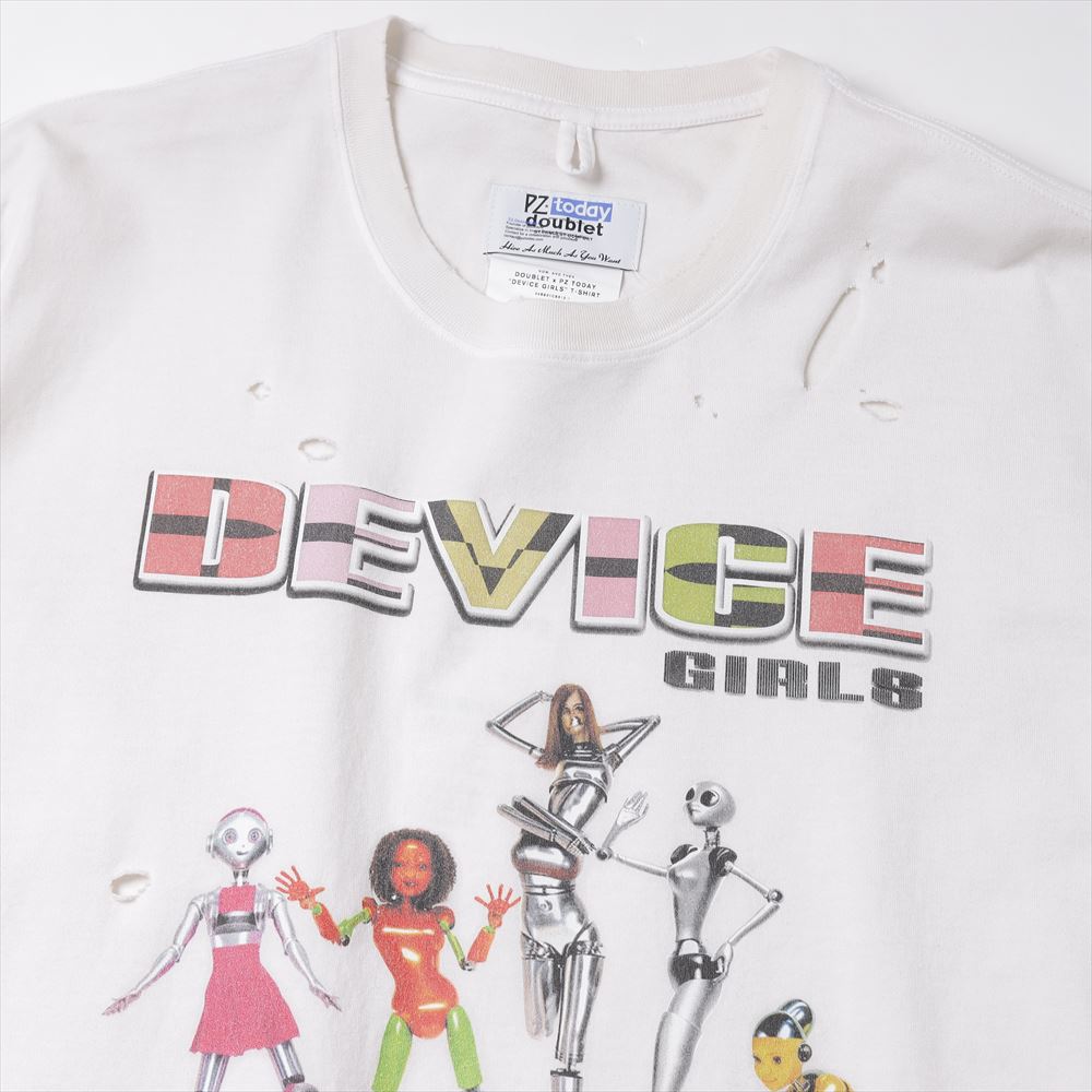 doublet(ダブレット)DOUBLET × PZ TODAY DEVICE GIRLS T-SHIRT (24SS31CS312-1) |  doublet / カットソー (MEN) | doublet正規取扱店DIVERSE