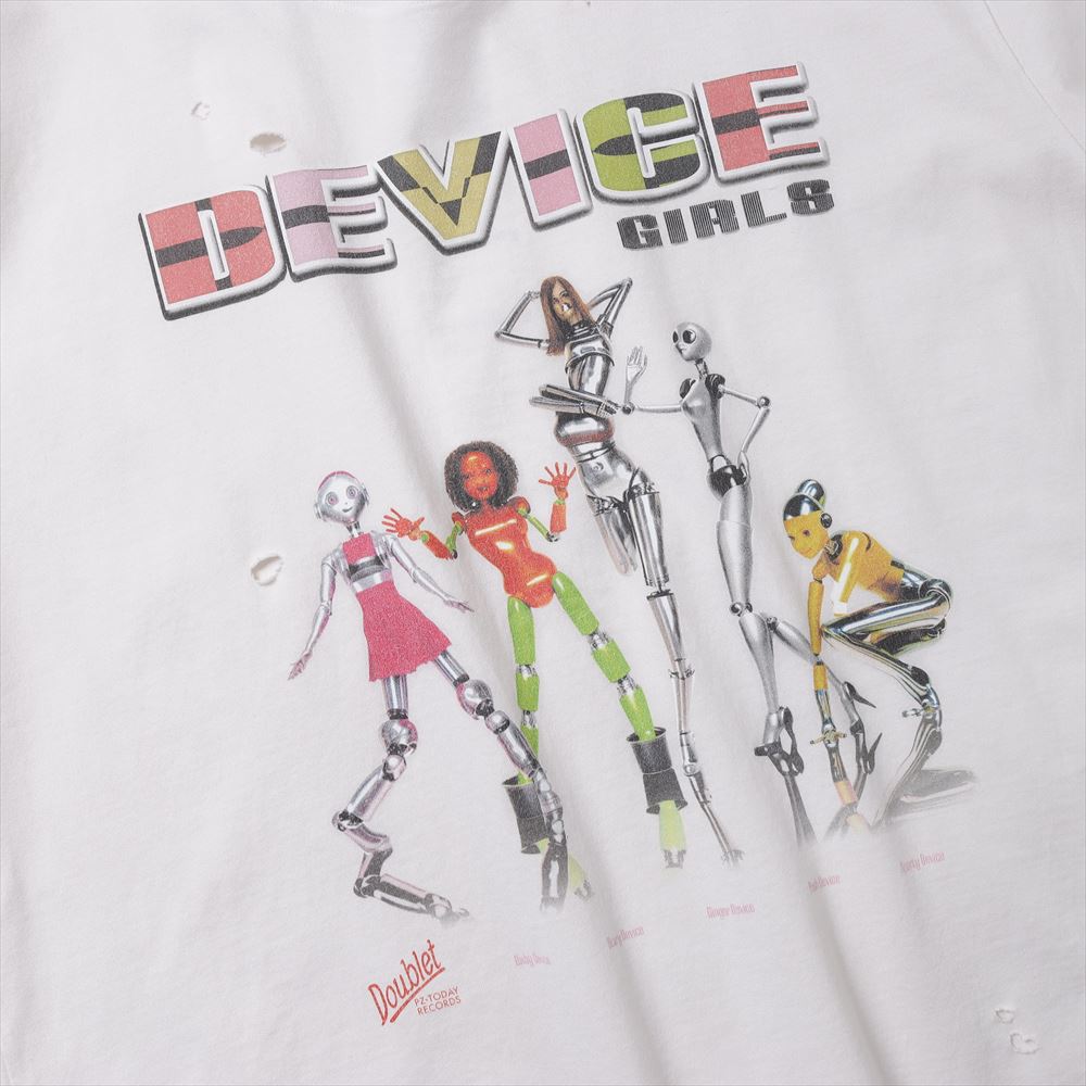 doublet(ダブレット)DOUBLET × PZ TODAY DEVICE GIRLS T-SHIRT (24SS31CS312-1) |  doublet / カットソー (MEN) | doublet正規取扱店DIVERSE