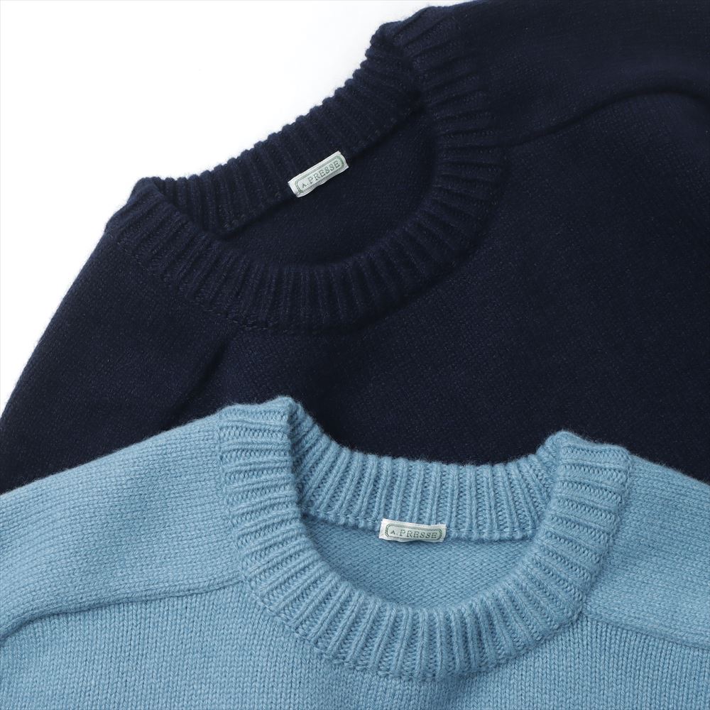 A.PRESSE (ア プレッセ) Pullover Sweater 23AAP-03-02H (23AAP-03-02H