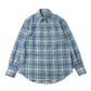 AIRY WOOL CHECK SHIRT