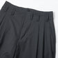 WOOL BLEND WIDE STRAIGHT TROUSERS