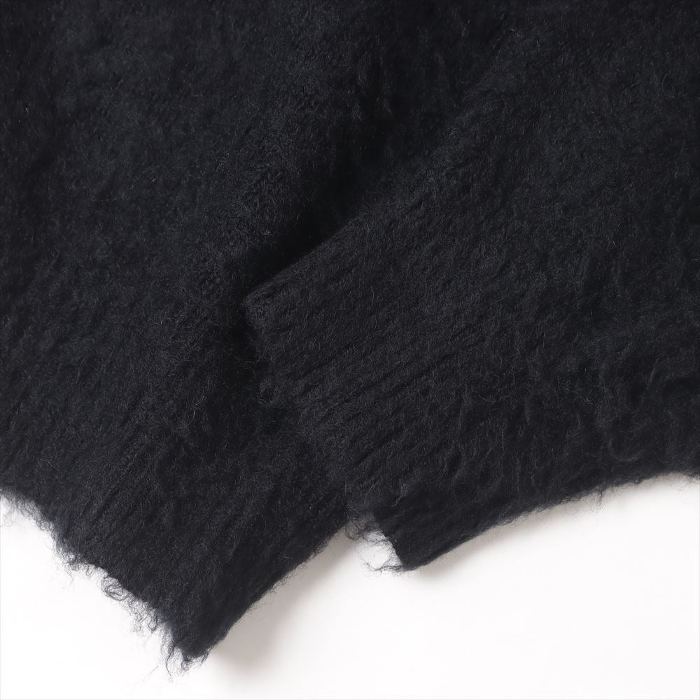 BRUSHED WOOL CASHMERE SILK KNIT P/O