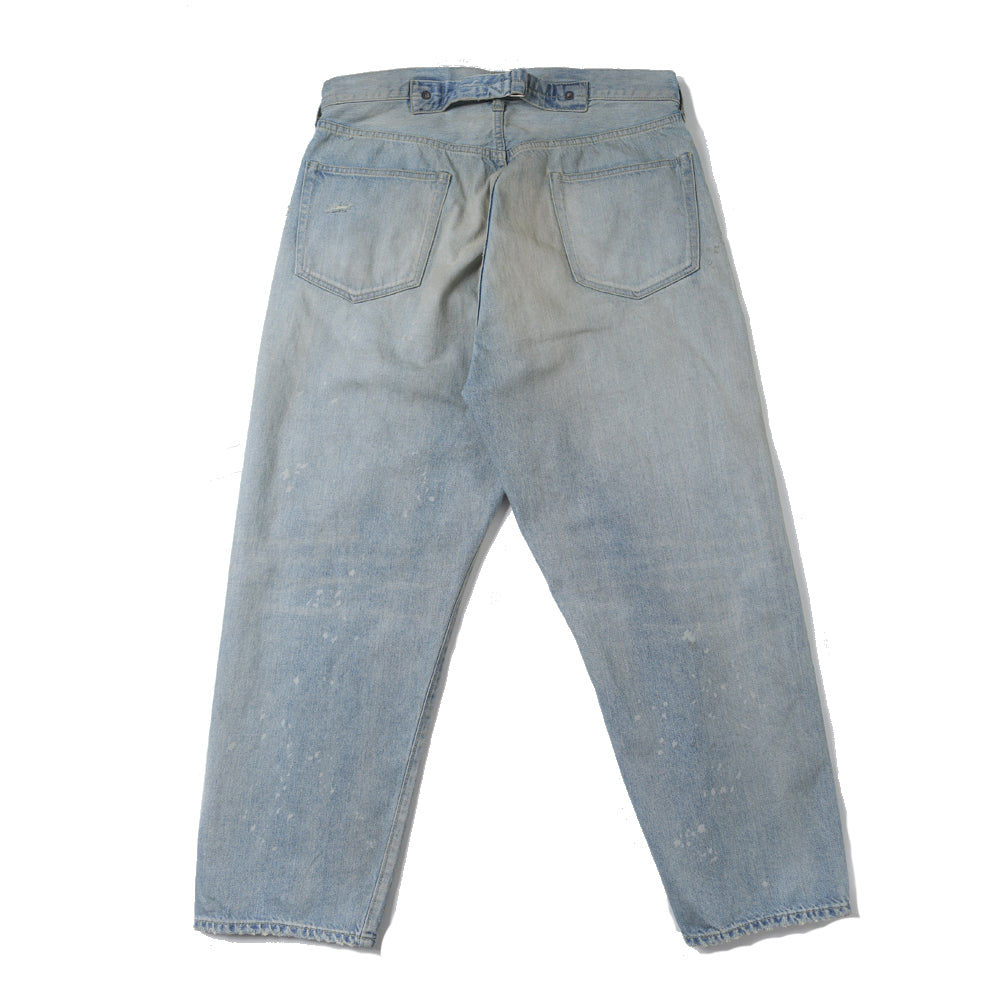 No.37 Washed Wide Denim Pants(BLEACH)