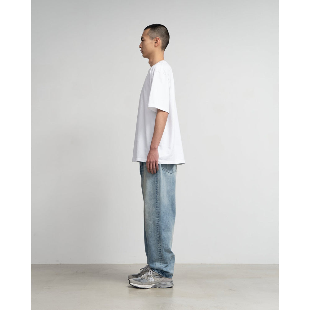 Graphpaper) Selvage Denim Five Pocket Tapered Pants(LT.FADE