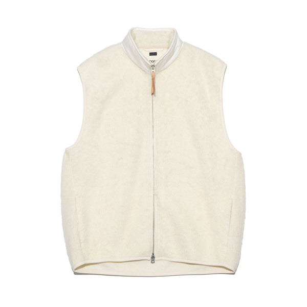 Zip-Up Mohair Vest