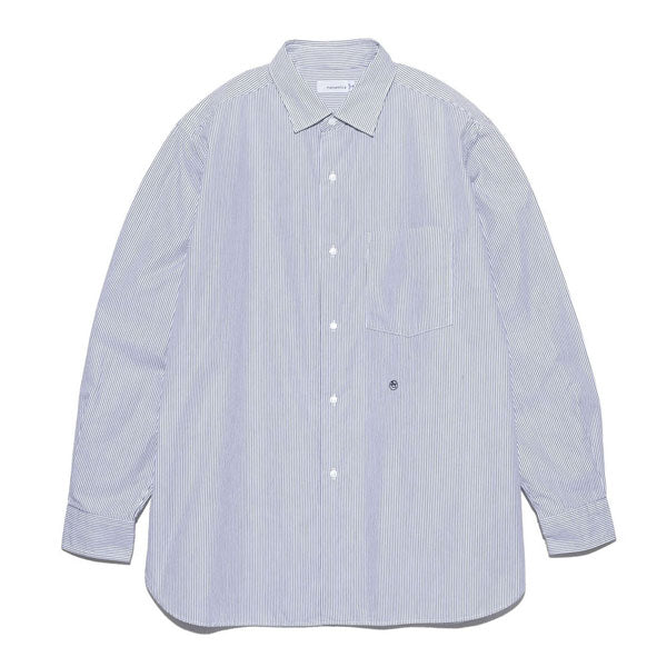 nanamica ナナミカ Regular Collar Stripe Wind Shirt SUGF362 ...