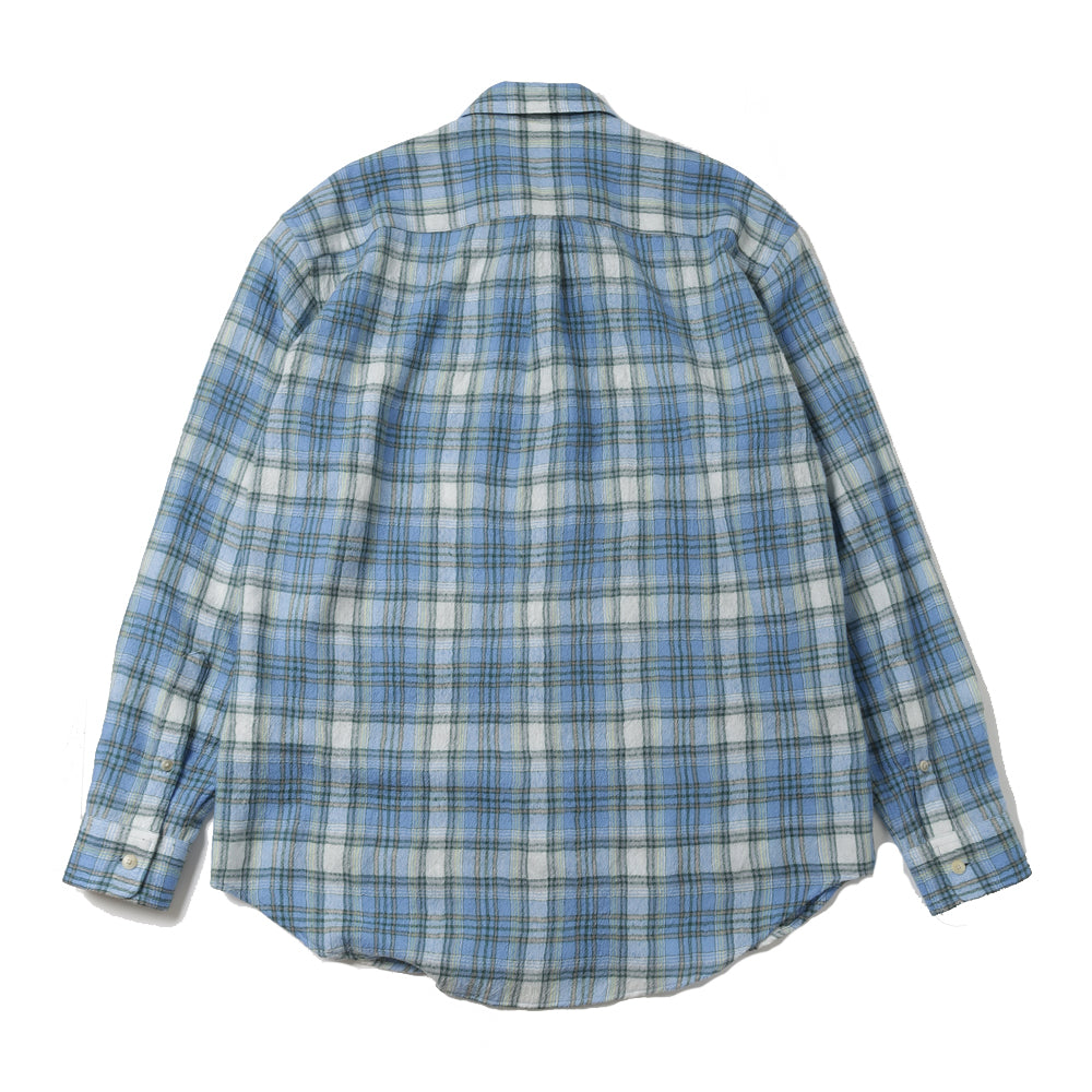 AIRY WOOL CHECK SHIRT