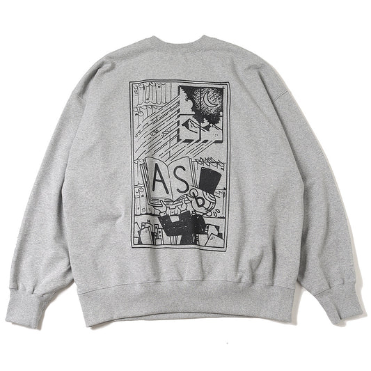 AS×FS LIGHT OZ CREW NECK SWEAT “COMIC”