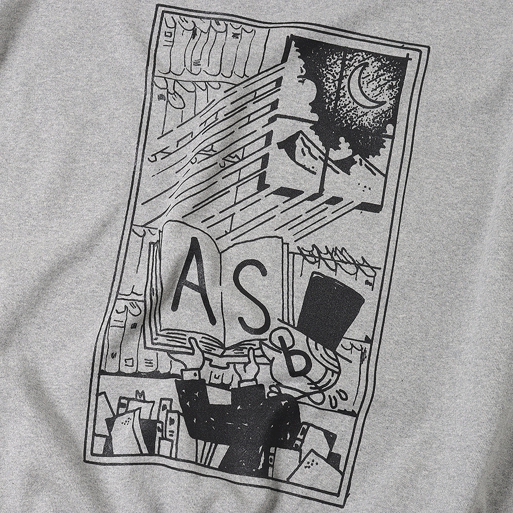 AS×FS LIGHT OZ CREW NECK SWEAT “COMIC”