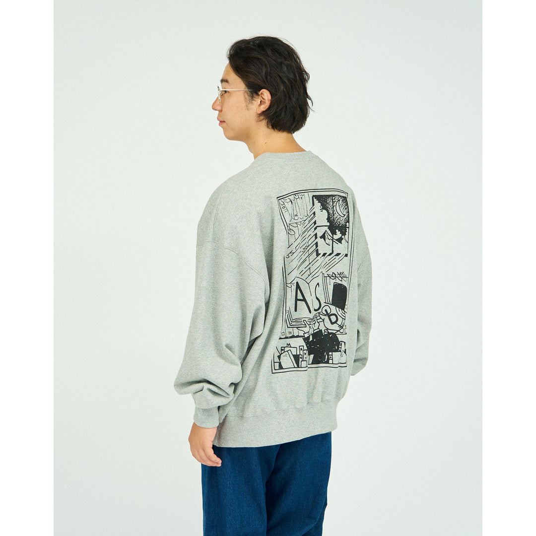 AS×FS LIGHT OZ CREW NECK SWEAT “COMIC”