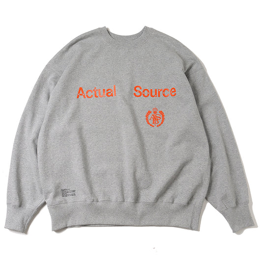 AS×FS LIGHT OZ CREW NECK SWEAT “COLLEGE”