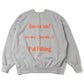 AS×FS LIGHT OZ CREW NECK SWEAT “COLLEGE”