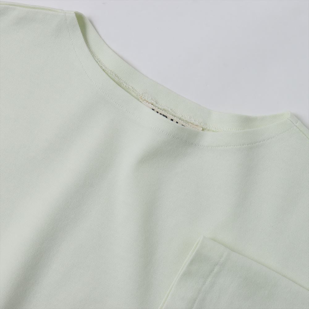 LUSTER PLATING BOAT NECK TEE