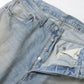 No.37 Washed Wide Denim Pants(BLEACH)