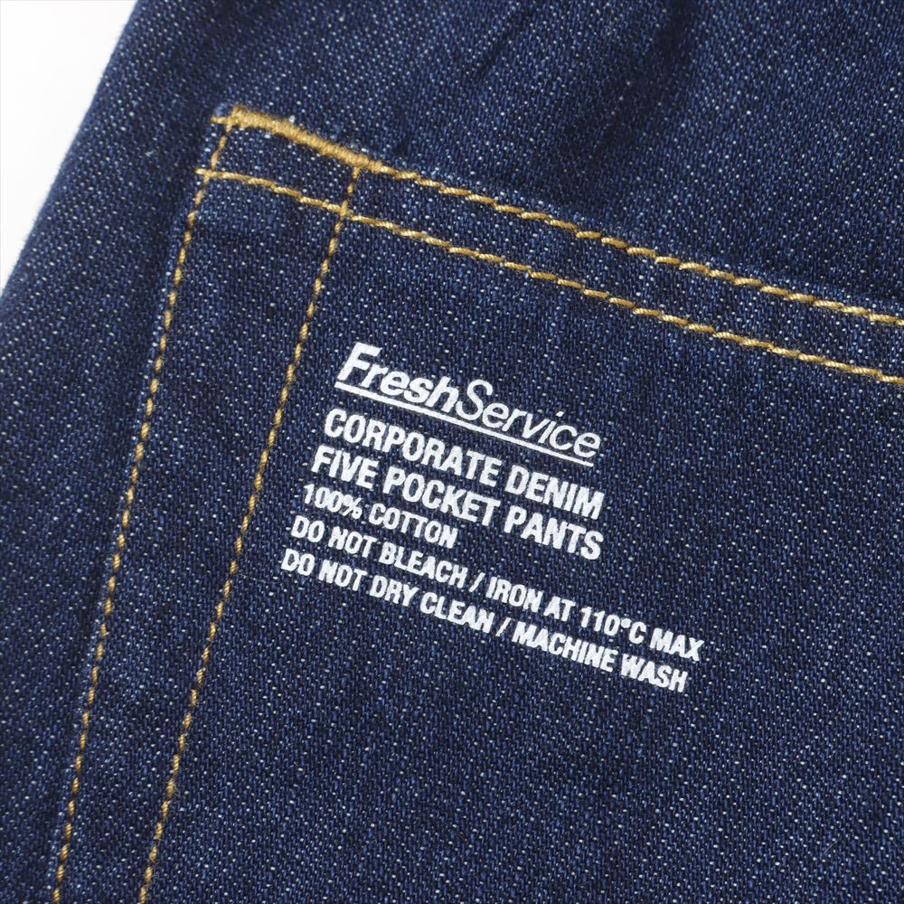 CORPORATE DENIM FIVE POCKET PANTS(ONE WASH)