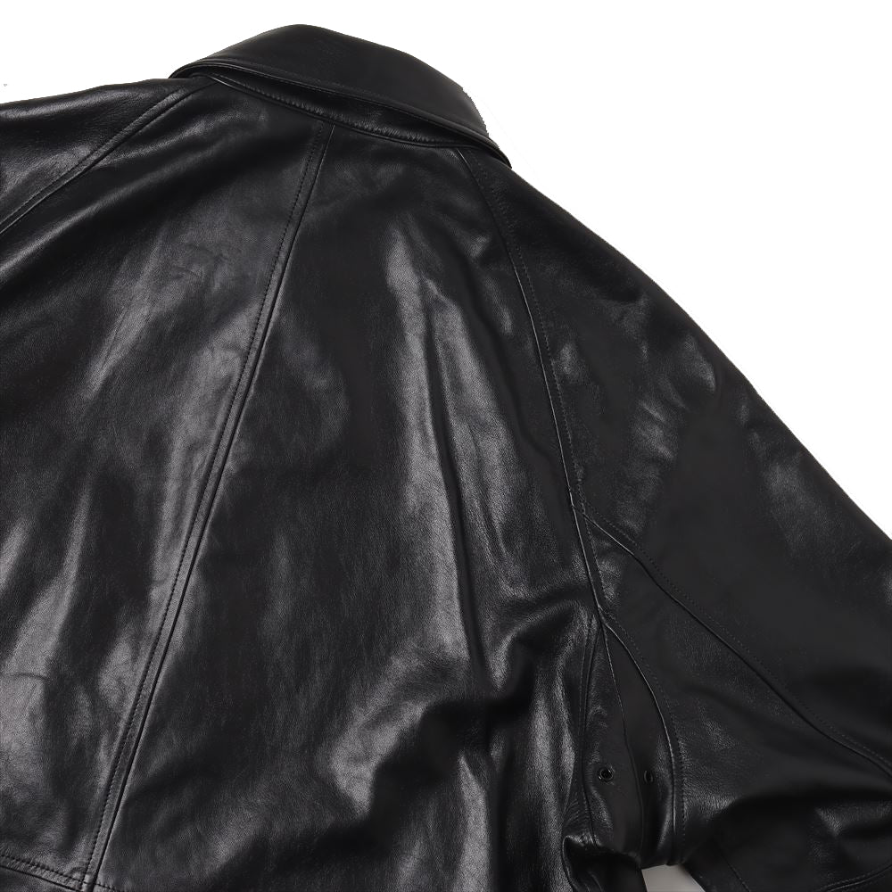 lamb leather coach jacket