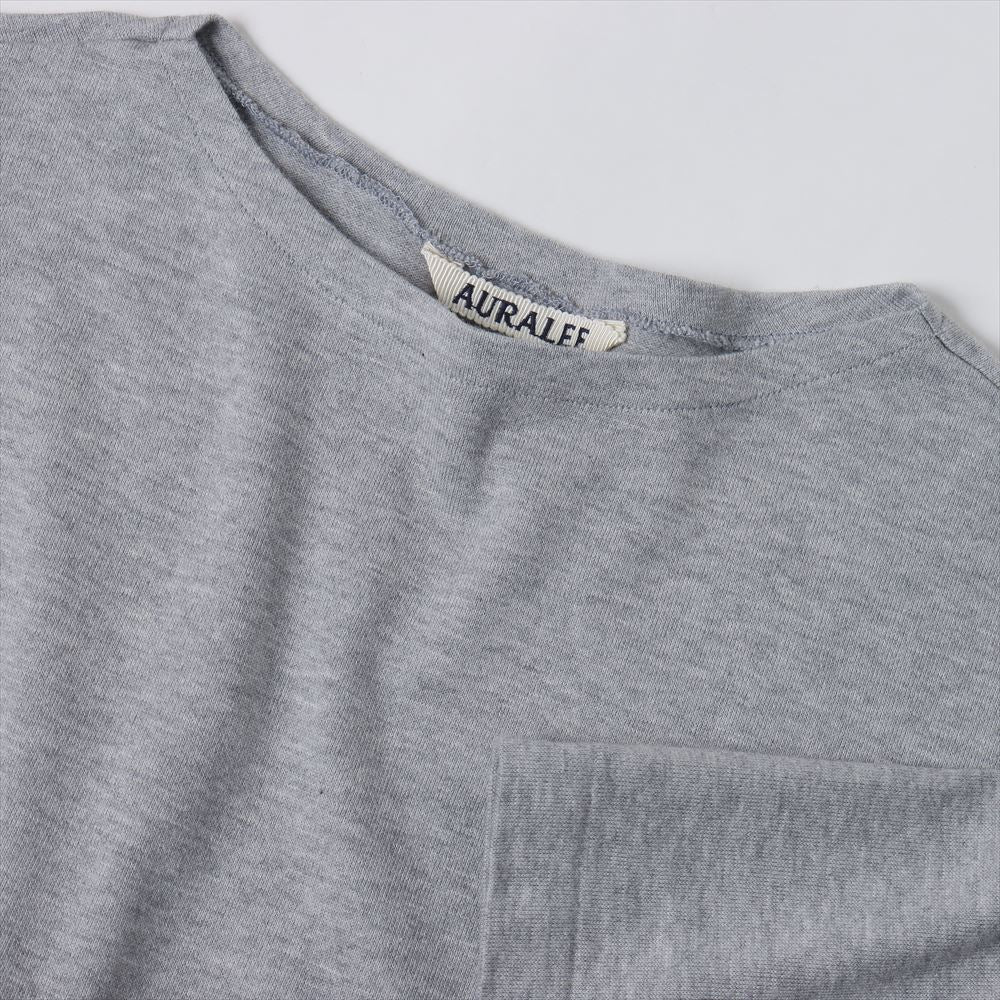 LUSTER PLATING BOAT NECK TEE