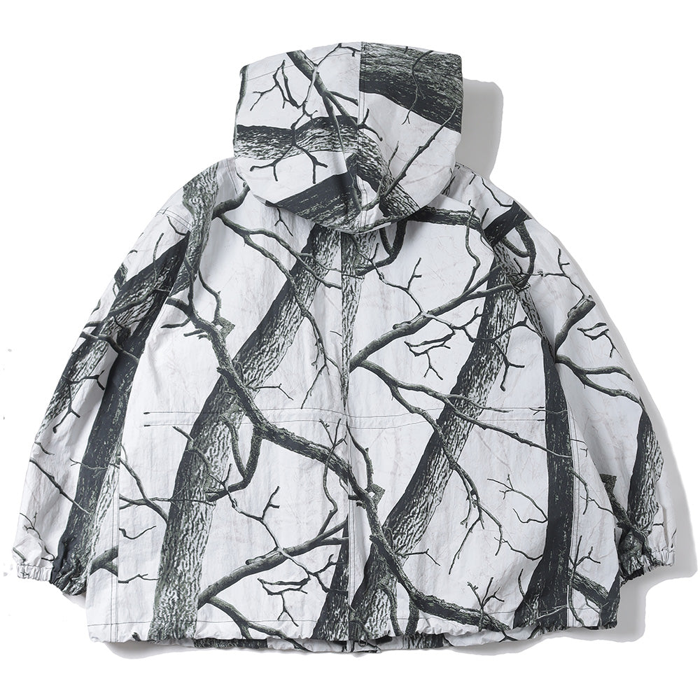 SNOW PARKA RECYCLE NYLON TUSSER (REAL TREE CAMO)