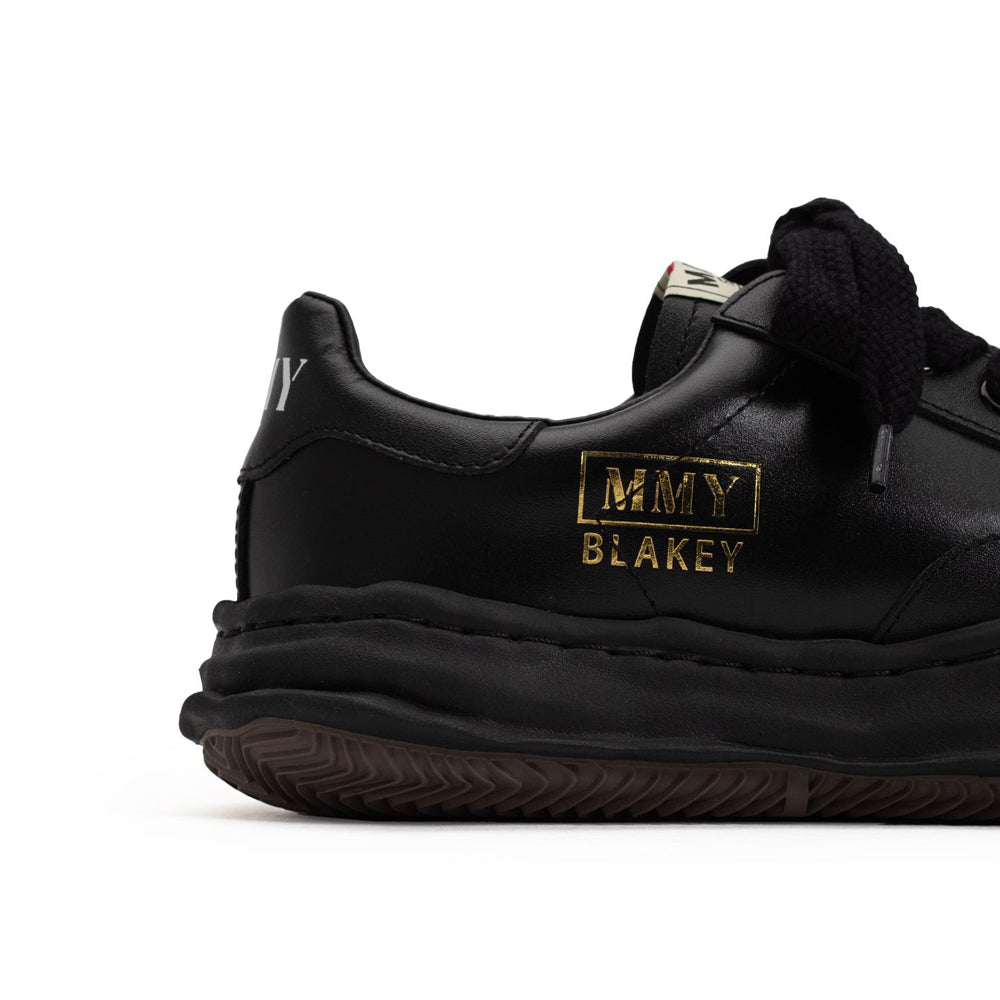 (BLAKEY) OG Sole Leather Low-top Sneaker BLACKxBLACK