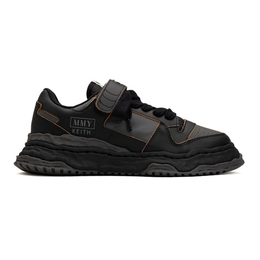 (KEITH) OG Sole Leather Low-top Sneaker BLACKxGRAY