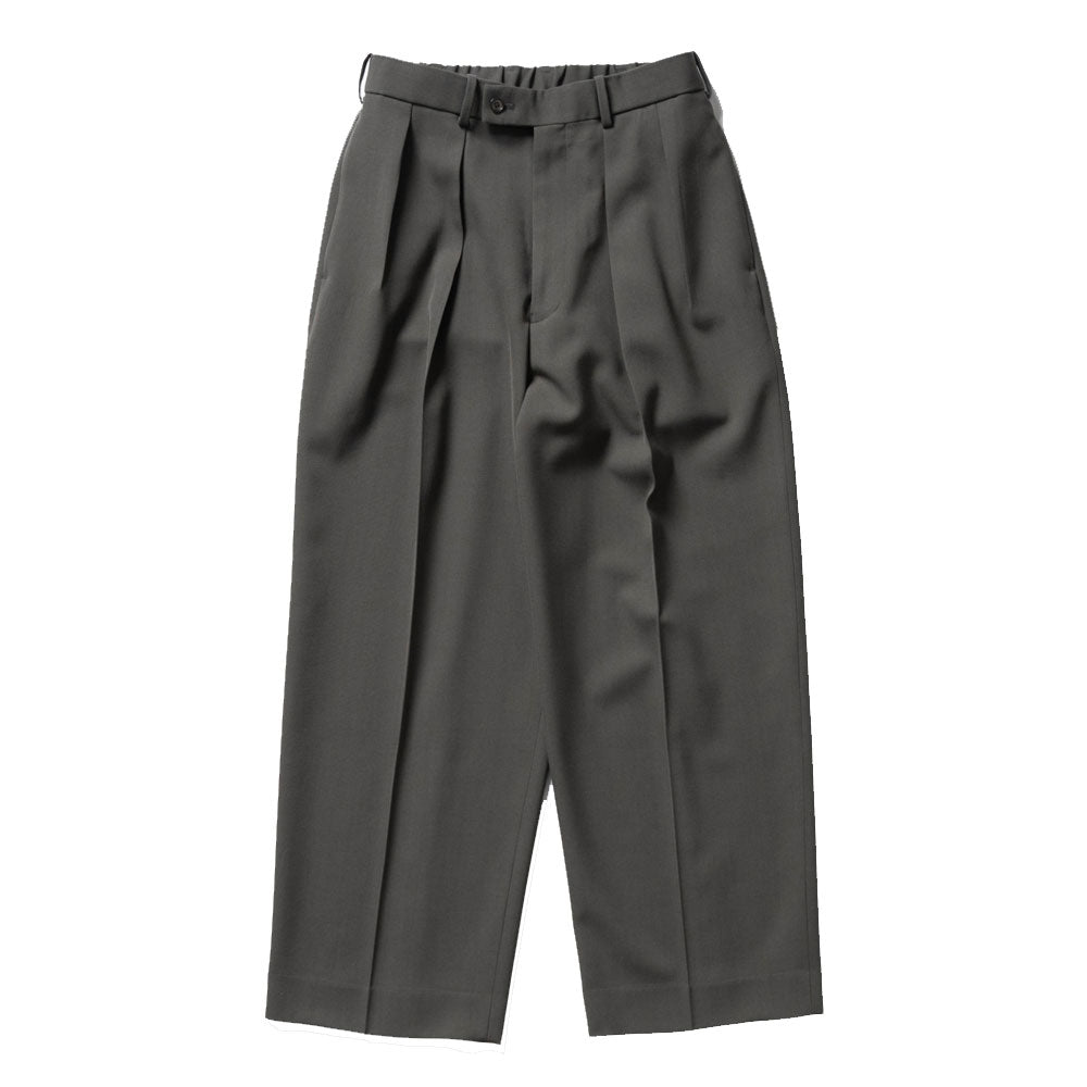 MARKAWARE(マーカウェア) - DOUBLE PLEATED TROUSERS ORGANIC WOOL SURVIVAL CLOTH  (A24C-06PT02C) | MARKAWARE / パンツ (MEN) | MARKAWARE正規取扱店DIVERSE