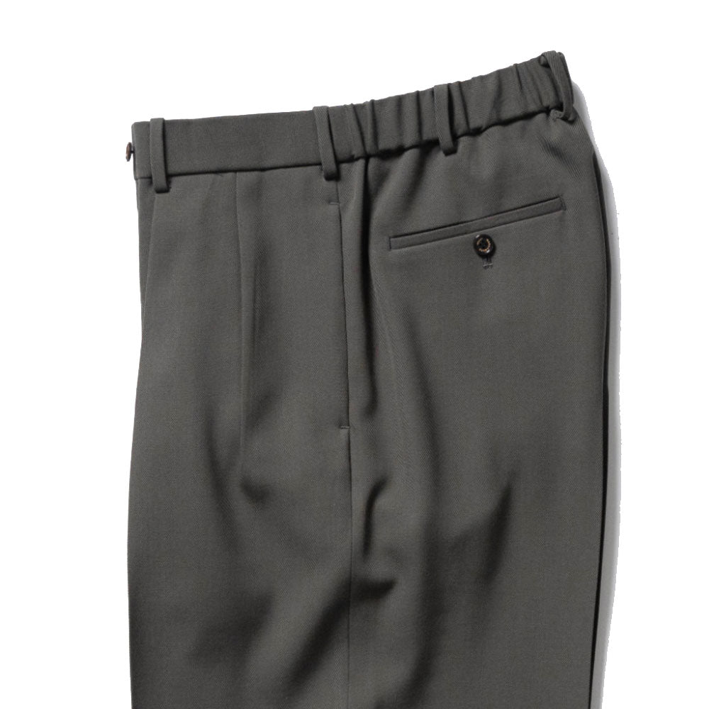 DOUBLE PLEATED TROUSERS ORGANIC WOOL SURVIVAL CLOTH