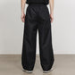 TRIPLE PLEATED EASY TROUSERS GIZA COTTON x RECYCLE POLYESTER