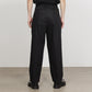 CLASSIC FIT DOUBLE PLEATED TROUSERS ORGANIC VOILE YARN TWILL