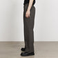 CLASSIC FIT DOUBLE PLEATED TROUSERS ORGANIC VOILE YARN TWILL