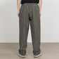 WIDE TRACK PANTS BRATAC SILK x ORGANIC WOOL TAFFETA