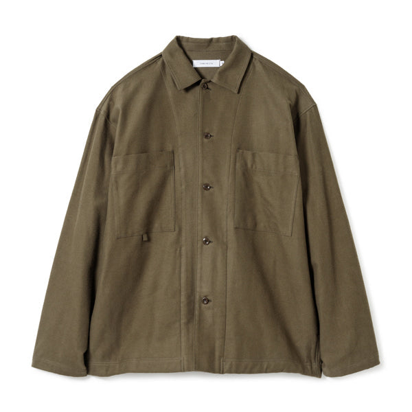 SANDINISTA (サンディニスタ) Military Nel Shirt Jacket AW23-01-OW