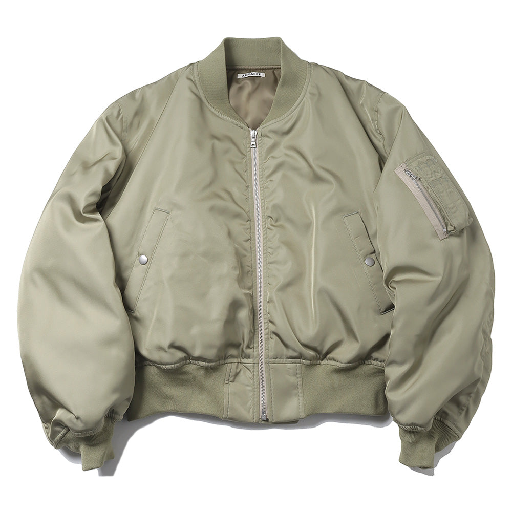 HIGH DENSITY SILK TWILL FLIGHT BLOUSON