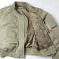 HIGH DENSITY SILK TWILL FLIGHT BLOUSON