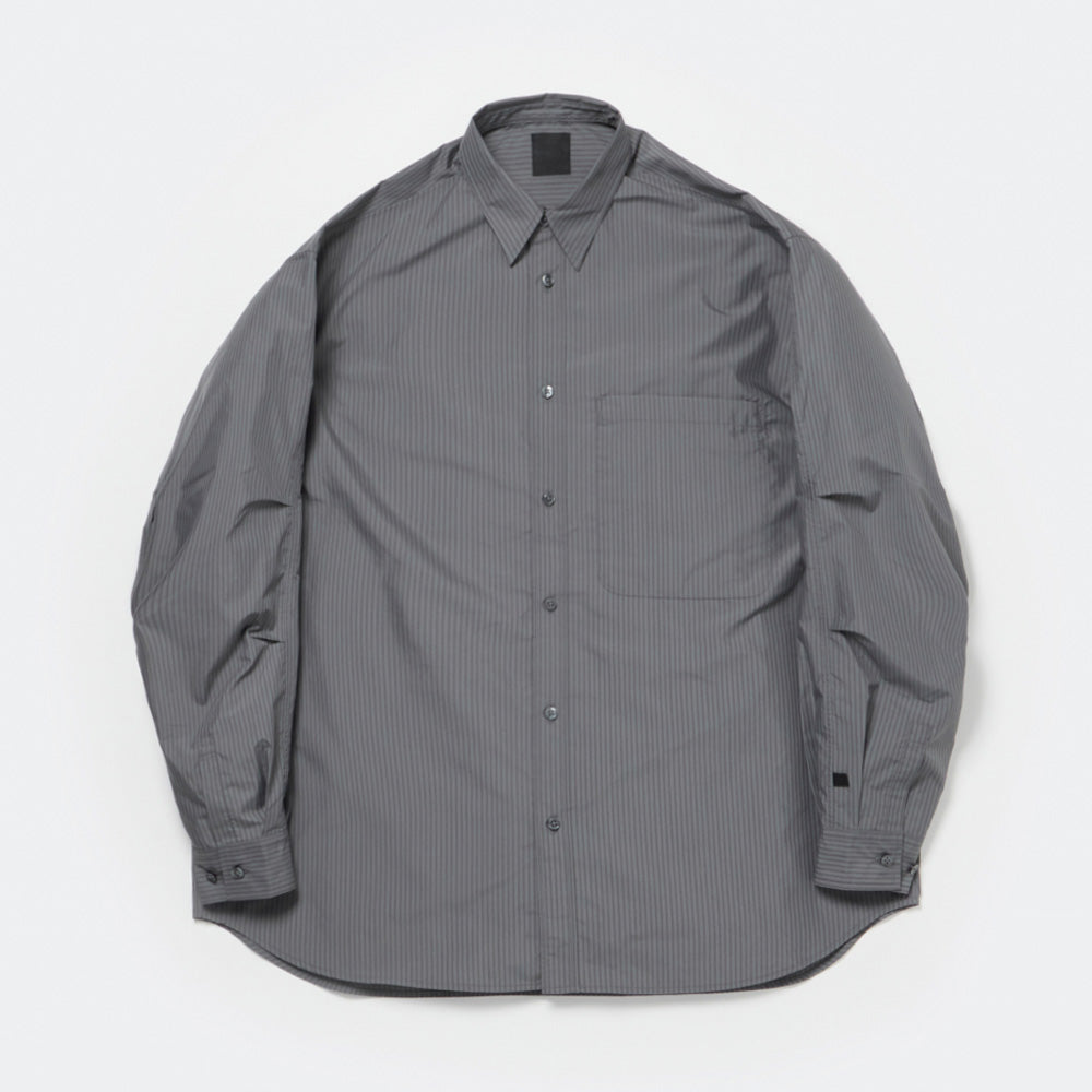 TECH REGULAR COLLAR SHIRT L/S STRIPE