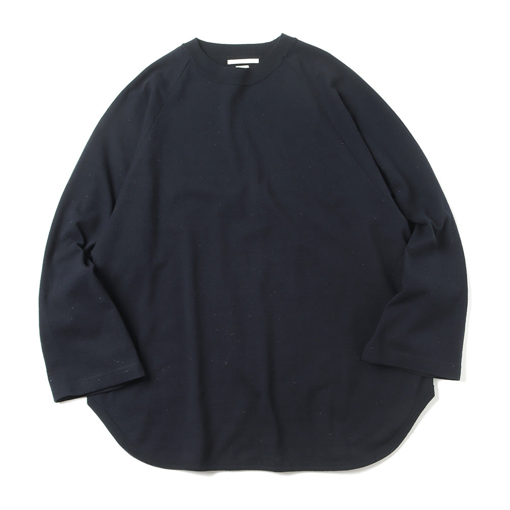 blurhms (ブラームス)】Co/Silk Nep Baseball Raglan Tee (BHS23F027