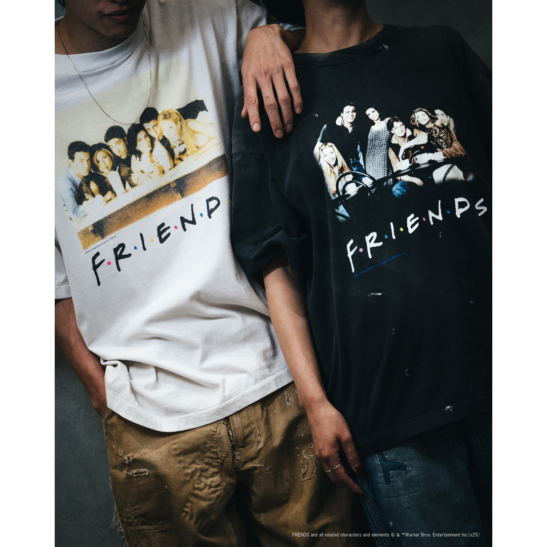 SAINT Mxxxxxx × FRIENDS SS TEE FRIENDS / BLACK