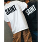 SAINT Mxxxxxx × FRIENDS SS TEE FRIENDS / BLACK