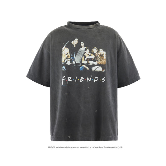 SAINT Mxxxxxx × FRIENDS SS TEE FRIENDS / BLACK