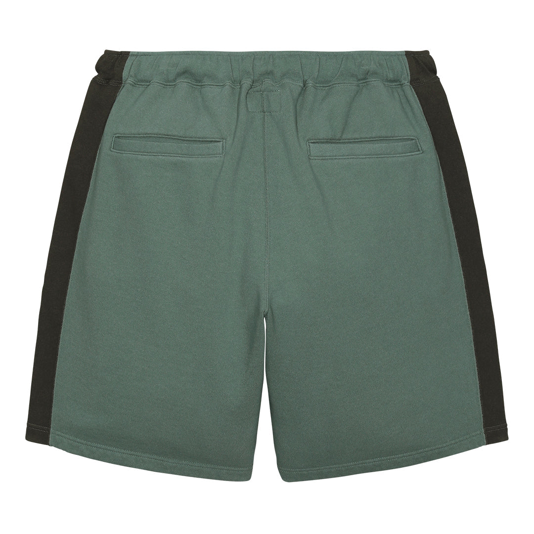 PANELED TWO TONE JOG SHORTS