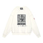 WASHED WHITE TEMPLE CREW NECK