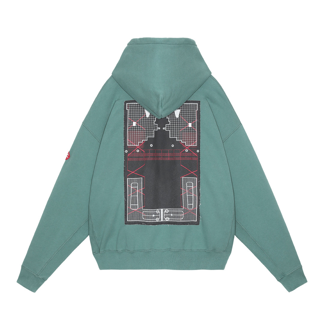 WASHED DISTRICT PATCH HEAVY HOODY